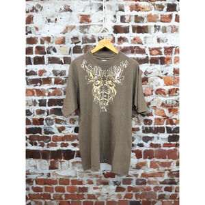 Vintage Y2K MMA TAPOUT soldier of God Tshirt AFFLICTION